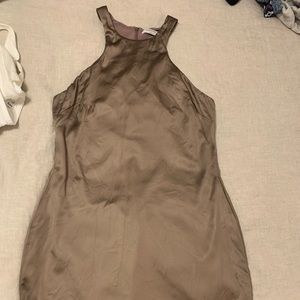 Aritiza Babaton Taupe Dress size 6